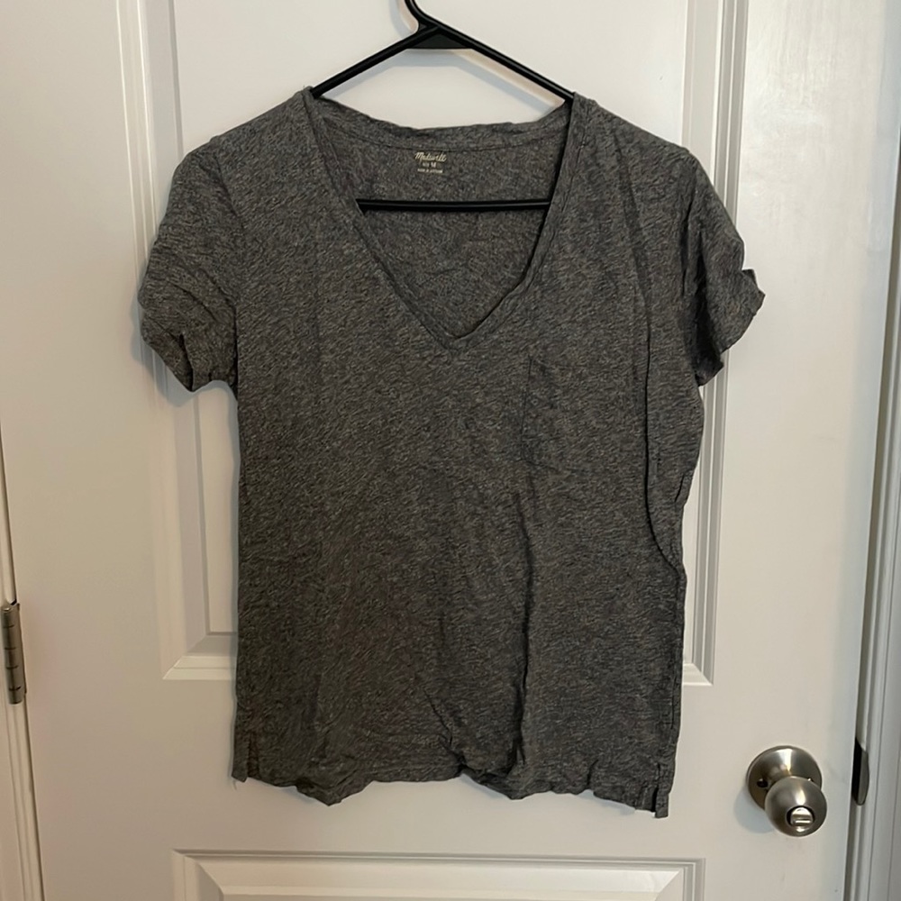 Madewell Grey pocket tee